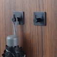 thumbnail image 3 of 304 Black Robe Hooks Self Adhesive Wall Hook Multi-Purpose Bathroom Towel Clothes Handbag Key Hanger Hooks Home Storage Hook, 3 of 7