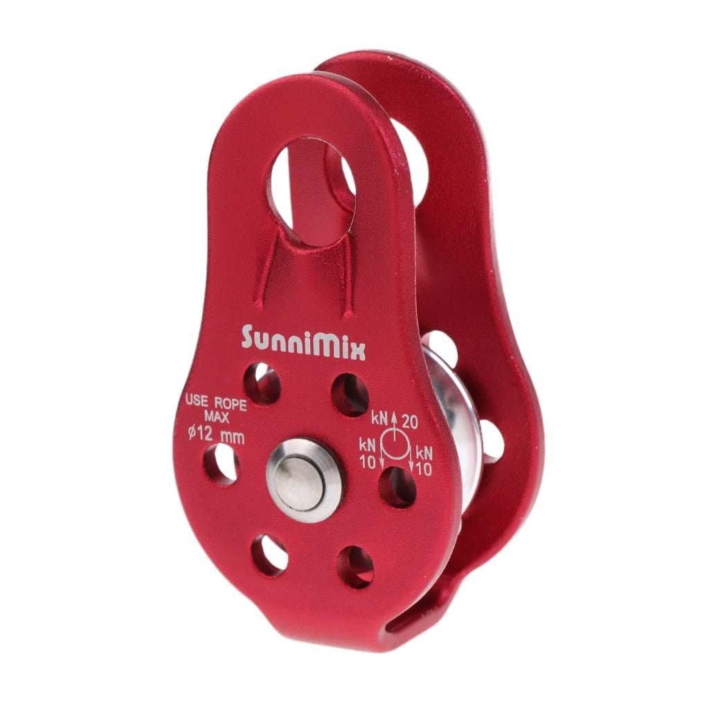 Safety 20KN Fixed Single Sheave Pulley for Tree Rigging Arborist Climbing 