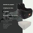 thumbnail image 2 of Asiento de coche Dog Booster Lealchum para mascotas pequeñas y medianas, color negro, 2 of 6