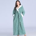 thumbnail image 2 of Ladies Dressing Gowns Fluffy,Hooded Long Nightgowns for Women UK Fleece Robes Belted Full Length Bathrobes with Pockets Super Soft Plush Velvet Flannel Pyjamas Winter Teddy Loungewear, 2 of 4