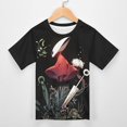thumbnail image 3 of Hollow Game Kni-ght Silksong Youth T-shirt Short Sleeve Cotton Shirts Graphic Tees Tops Teen, 3 of 8