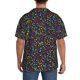 thumbnail image 3 of Balery Musical Notes Camisa Casual de Manga Corta con Botones para Hombre, Texturizada, Estilo Cubano, para Playa, Verano-Large, 3 of 5