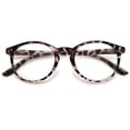 thumbnail image 1 of KOOSUFA Blue Light Blocking Reading Glasses +2.5 Round Women Men Light Weight Eyewear Reader Eyeglasses with Spring Hinge Leopard, 1 of 7