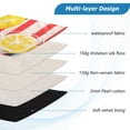 thumbnail image 3 of FORMRS 13-13.3 inch Laptop Sleeve Case Soft Carrying Quilted Computer Bag Cover, Red Striped Lemon, 3 of 7
