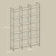 thumbnail image 4 of VASAGLE Libreros Industrial, Librero Organizador, Librero de 24 x 128 x 187.1 cm, Oficina, Salón, Dormitorio, Marrón Rústico y Negro Tinta MLLS151K01, 4 of 7