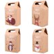 thumbnail image 1 of EeaseMX 24 bolsas de papel kraft navideñas, bolsas de regalo para galletas, bolsas de embalaje creativas, 1 of 8