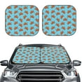 thumbnail image 2 of Haiem Turtle Car Windshield Sun Shade (2 Pieces) Foldable Windshield Sun Shade Car Accessories for Truck SUV Pickup-Small, 2 of 7