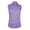 True Violet/Dahila Purple, variant on Monterey Club Women's Small Rhombus lattice Print Tailored Collar Sleeveless Golf Polo Shirt #2601