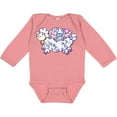 thumbnail image 3 of Inktastic Fluffy Sheep Family Boys or Girls Long Sleeve Baby Bodysuit, 3 of 5