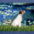 thumbnail image 3 of CafePress - Jack Russell & Lilies White T Shirt - Womens Tri-blend T-Shirt, 3 of 4