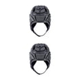 thumbnail image 3 of Sonducket Cascos de fútbol de esponja para deportes de adultos, protección anticolisión para la cabeza, protector de cabeza transpirable Negro XL 2piezas, 3 of 6