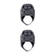 thumbnail image 4 of Soidarity Cascos de fútbol de esponja para deportes de adultos, protección anticolisión para la cabeza, protector de cabeza transpirable Negro XL 2piezas, 4 of 6