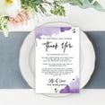 thumbnail image 2 of Koyal Wholesale Ombre Purple Watercolor Wedding Thank You Place Setting Cards for Table Reception, 56-Pack, 2 of 5