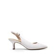 thumbnail image 2 of Zapatos DREAM PAIRS Tacones Kitten Slingback Blancos 6 cm, 2 of 7