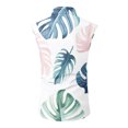 thumbnail image 5 of Hogleaql Men's Button Down Sleeveless Hawaiian Shirt Tank Top Tshirt Tropical Graphic Lounge Dressy Summer Beach Tshirt White L, 5 of 6