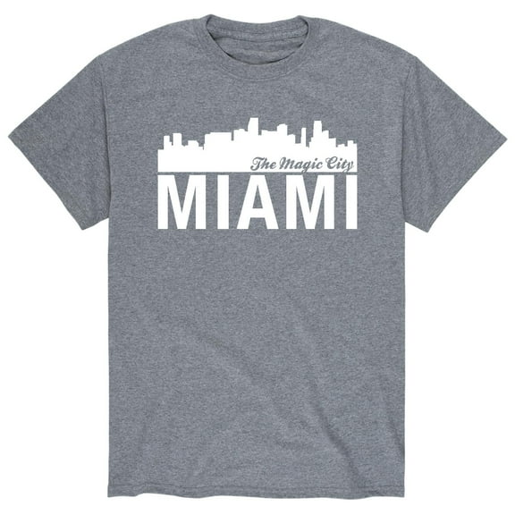 Instant Message - Big City Skyline - Men's Short Sleeve Graphic T-Shirt