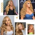 thumbnail image 2 of Hair Bundles YOUNGHANN Honey Blonde Body Wave 22 24 26 27, 2 of 7