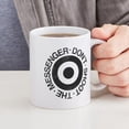 thumbnail image 4 of CafePress - Don't Shoot The Messenger Mug - 11 oz Ceramic Mug - Novelty Coffee Tea Cup, 4 of 4