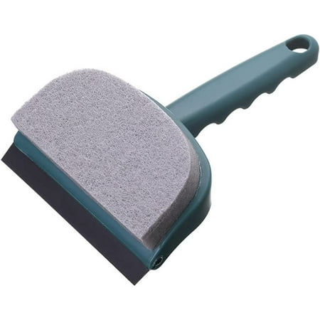 

Dual-Purpose Glass Sponge Cleaning Brush 2 in 1 Multifunctional Wiper Mirror Tile Glass Cleaning Brush Scraping and Washing Bathroom Squeegee Making Cleaning More Effective