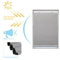 thumbnail image 3 of Top Down Bottom up Blackout shades, Cellular Honeycomb Window Blinds, Blackout White+70 1/2"W x 72"H, Fashion Simple Elegant Shade, Custom Sized, 3 of 6