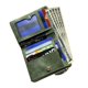 thumbnail image 4 of Women'S Rfid Small Bifold Leather Wallet Ladies Mini Zipper Coin Purse Id Card Pocket,Slim Compact Thin Green, 4 of 5