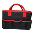 thumbnail image 1 of Sac Fourre-Tout de Rangement Pliable et Rabattable pour Bricolage, Sac à Couches pour Bébé, Doublure de Table, Pochette Organisatrice de Rangement, Sac à Main avec Poignées pour Voyage Femme Noir, 1 of 8