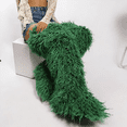thumbnail image 2 of Women's Fuzzy Fur Knee High Boots Comfort Flat Sole Warm Long Boots Winter Soft Furry Over The Knee Boots, 2 of 5