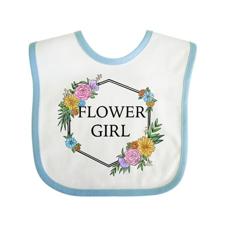

Inktastic Flower Girl Gift Baby Boy or Baby Girl Bib