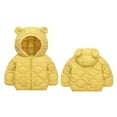 thumbnail image 4 of KAUOD Toddler Zip up Hooded Puffer Jackets Baby Boys Girls Lightweight Winter Outwear Kids Thick Warm Quilted Down Coats, 4 of 5