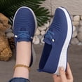 thumbnail image 4 of oqasdz Womens Casual Shoes Slip On Soft Sole Platform Mesh Breathable Walking Shoes Fashion Loafers Comfortable Everyday Summer Outdoor, 4 of 6