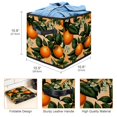 thumbnail image 3 of Tangerine Foldable Storage Containers with Handle, 10.8"x10.5"x10.6", Large Capacity Toy Storage Box, 3 of 6