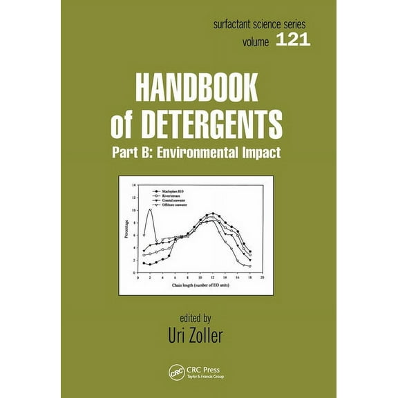 Handbook of Detergents, Part B: Environmental Impact, (Hardcover)