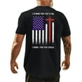 thumbnail image 2 of Mens Shirts under $5.00 Short-Sleeved Independent Sun Printed Casual T-shirt Black 2XL, 2 of 5