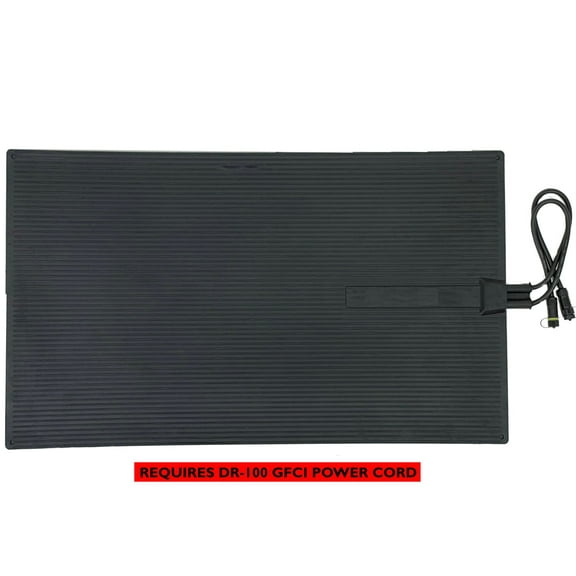 Dr Infrared Heater DR-009 Heated Rubber Snow & Ice Melting Mat, 300W, 40x23 Inches *Mat Only* Add-On