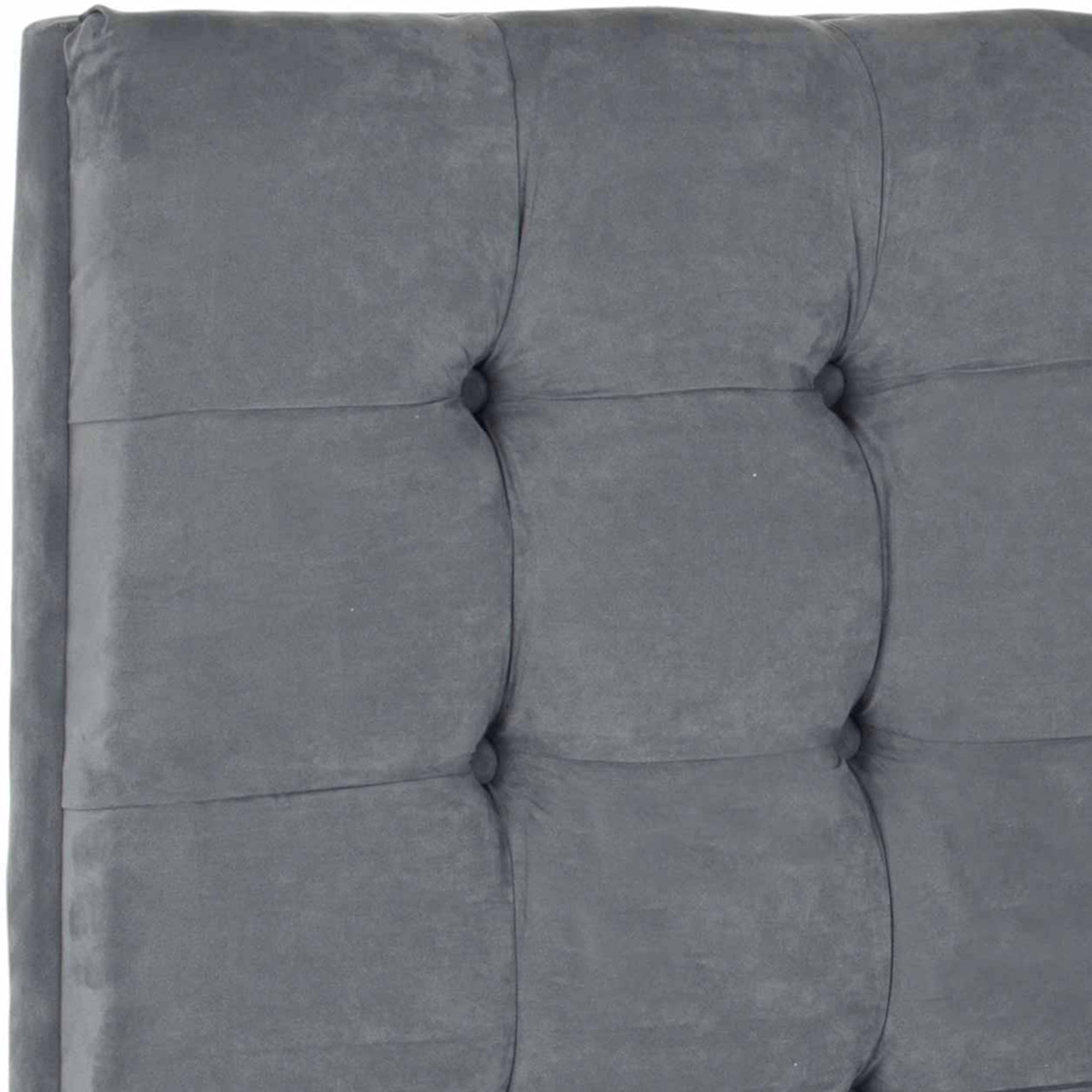 Safavieh Lamar Classic Modern Tufted Headboard, Queen, Grey