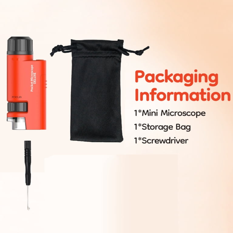 Handheld Mini Microscope with LED Light, 2 Pack photo 8