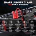 thumbnail image 3 of GREPRO 1500A Jump Starter Power Pack, Car Battery Booster Jump Starter and Jump Pack for 12V Vehicles, Motorcycle, Jump Starter with LCD Screen and LED Flashlight for up to 6.0L Gas, 3.0L Diesel Red, 3 of 5