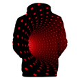 thumbnail image 2 of Sweatshirts for Men Long S1eeve Hoodies Tops 3D Digital Print Red Xs, 2 of 4
