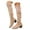 Khaki, variant on Suede Over The Knee Thigh High Boots for Women Pointed Toe Buckle Strap Chunky Stacked Heel Winter Fall Tall Riding Booties