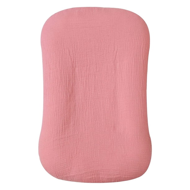 Funda para tumbona de muselina para bebé, funda suave de algodón orgánico que se adapta a tumbona para recién nacidos, niños y niñas
