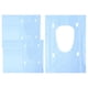 thumbnail image 2 of Cubiertas de asiento de inodoro,Fundas de asiento de inodoro portátiles desechables compactas,accesorios esenciales de viaje,Tapa WC Impermeable 40cmx60cm Antideslizante,Tapas de inodoro, 2 of 9