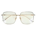 thumbnail image 2 of Gafas bloqueadoras de luz azul Gafas con marco de metal dorado Gafas de lectura antifatiga ocular, 2 of 8