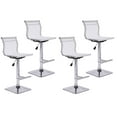 thumbnail image 1 of Tabouret Cisneros Blanc Ensemble de 4, 1 of 1