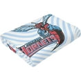 thumbnail image 6 of Delaware State University Logo Fleece Blanket, Very Soft Microfiber Flannel Blanket for Couch Warm and Cozy for All Seasons, 6 of 6