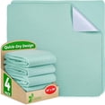 thumbnail image 2 of GREEN LIFESTYLEÂ® Alèses Lavables - Alèses Réutilisables à Forte Absorption pour l'Énurésie et l'Incontinence pour Enfants, Adultes, Aînés et Animaux de Compagnie - Protège-Matelas pour Tout-Petits pour Lit, Sofa, Plancher (Lot de 4 - 34x36), 2 of 4