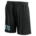 thumbnail image 3 of Men's Fanatics Black Charlotte Hornets Free Throw Mesh Shorts, 3 of 3