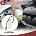thumbnail image 2 of Unique Bargains 1 Set Engine Coolant Reservoir Water Expansion Tank for Jeep Wrangler 2012-2017 Coolant Radiator Reservoir Bottle with Cap No.68091500AD, 2 of 6
