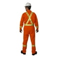 thumbnail image 2 of Big Bill 1325US7 Westex Ultrasoft HV Industrial Coverall-Orange-Tall-5XL, 2 of 2