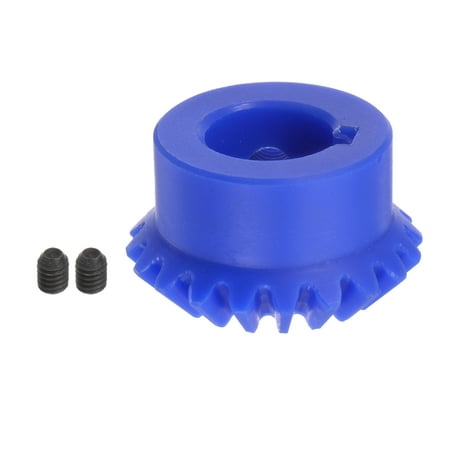 

Uxcell 2.0 Modulus 20 Teeth 18mm Inner Hole Plastic Tapered Bevel Gear with Keyway