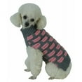 thumbnail image 1 of Fashion Weaved Heavy Knit Designer Ribbed Turtle Neck Dog Sweater, 1 of 1